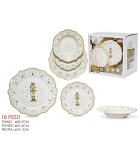 Porcelain Dinnerware Set - 18 Pieces Porcelain Dinnerware Set - 18 Pieces