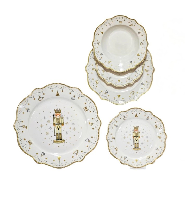 Porcelain Dinnerware Set - 18 Pieces Porcelain Dinnerware Set - 18 Pieces