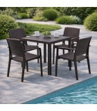 Outdoor Armchair - Ibiza  - Brown Chairs