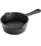 Cast Iron Sauce Pot Napoleon - Black - Ø10 × H4cm Cast Iron Sauce Pot Napoleon - Black - Ø10 × H4cm