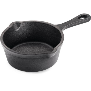 Cast Iron Sauce Pot Napoleon - Black - Ø10 × H4cm Cast Iron Sauce Pot Napoleon - Black - Ø10 × H4cm
