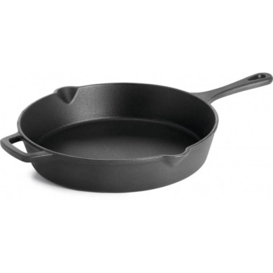 Cast Iron Frying Pan Napoleon - Black - Ø30 × H6cm Cast Iron Frying Pan Napoleon - Black - Ø30 × H6cm