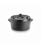 Cast Iron Dutch Oven with Lid Napoleon - Black - 6L - Ø30 × H16cm Cast Iron Dutch Oven with Lid Napoleon - Black - 6L - Ø30 × H16cm