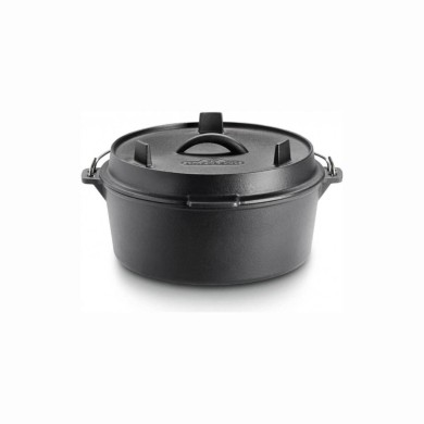 Cast Iron Dutch Oven with Lid Napoleon - Black - 6L - Ø30 × H16cm Cast Iron Dutch Oven with Lid Napoleon - Black - 6L - Ø30 × H16cm