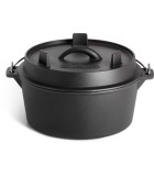 Cast Iron Dutch Oven with Lid Napoleon - Black - 4.5L - Ø27 × H14cm
