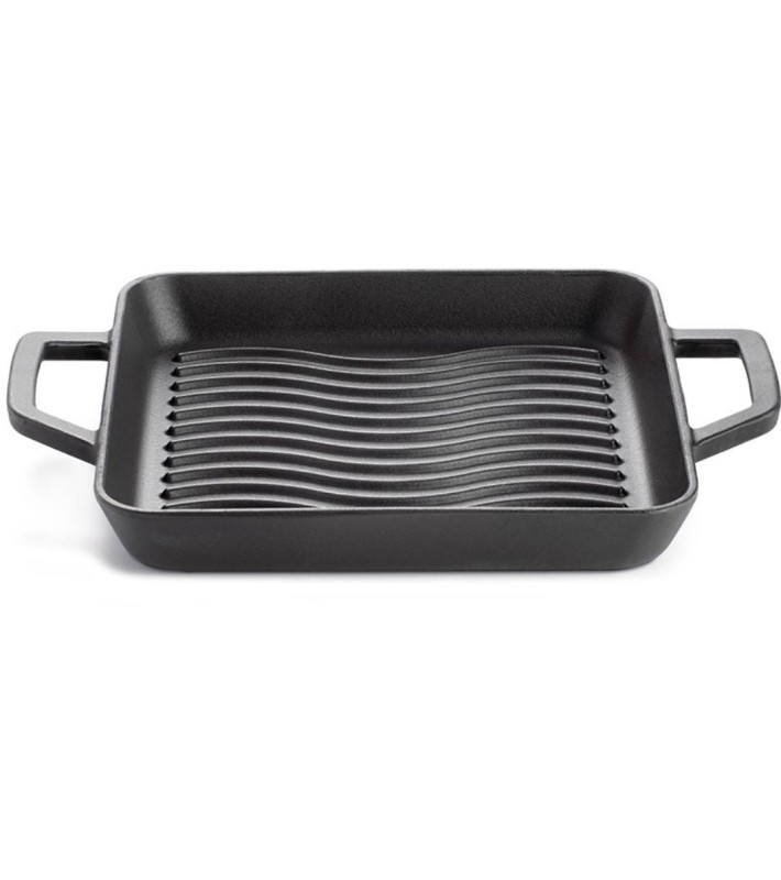 Rectangular Cast Iron Grill Pan Napoleon - Black - 33.2 × 25 × 4.5cm Rectangular Cast Iron Grill Pan Napoleon - Black - 33.2 × 25 × 4.5cm
