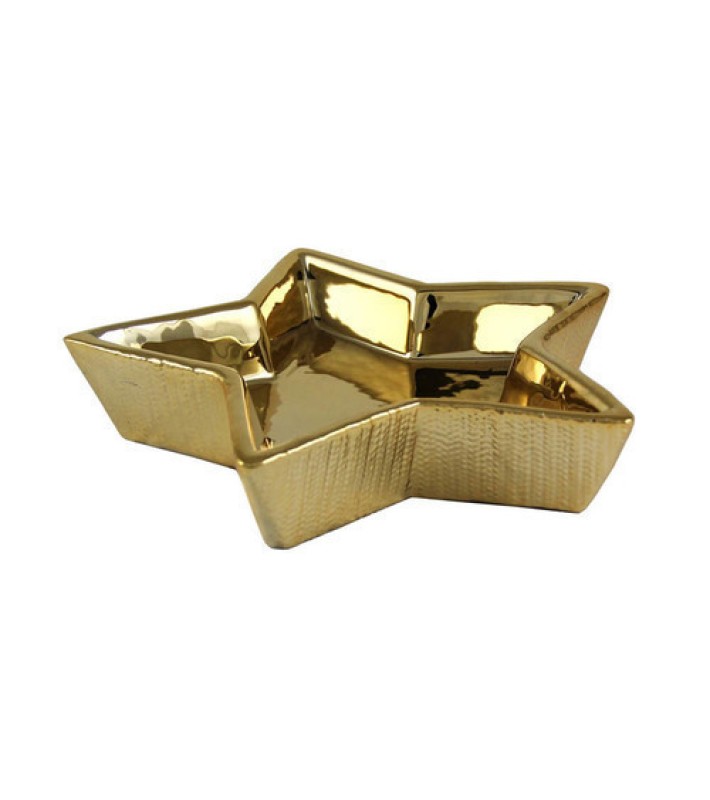 Διακοσμητικό Μπολ Bianchi Stem - Χρυσό 29x5,5cm Διακοσμητικό Μπολ Bianchi Stem - Χρυσό 29x5,5cm