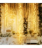Hanging garland 3 light clusters - Warm White - Smart Connect H75/125/100cm 288LED