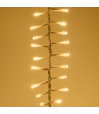 Hanging garland 3 light clusters - Warm White - Smart Connect H75/125/100cm 288LED
