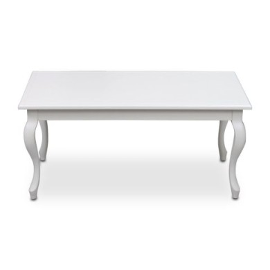 Coffee Table - Rec - White - 110x46x46cm