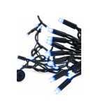 100 LED STRING LIGHT 230V IP65 WITH CONNECTOR GREEN WIRE BLUE LED PER 10 CM. 100 LED STRING LIGHT 230V IP65 WITH CONNECTOR GREEN WIRE BLUE LED PER 10 CM.