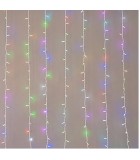 LED Lights Curtain - Multi Color LED with white rubber cable - Programmable 300cm 480LED LED Lights Curtain - Multi Color LED with white rubber cable - Programmable 300cm 480LED