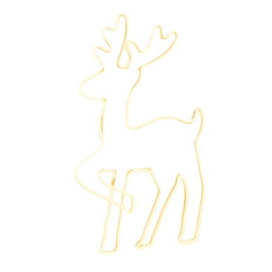 Warm white Deer wh 5m Neon rope light 54*89cm IP44 Warm white Deer wh 5m Neon rope light 54*89cm IP44