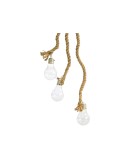 Outdoor Lamps Bouquet with 3 Bulbs and Decorative Rope - Brown Outdoor Lamps Bouquet with 3 Bulbs and Decorative Rope - Brown