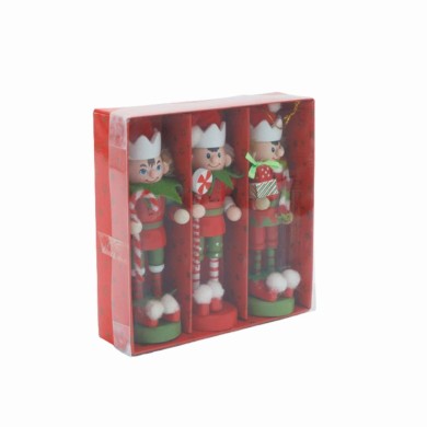 Στολίδια Καρυοθραύστες Σετ - Κόκκινο/Πράσινο - 4xΥ13εκ. (3 τεμάχια) Στολίδια Καρυοθραύστες Σετ - Κόκκινο/Πράσινο - 4xΥ13εκ. (3 τεμάχια)