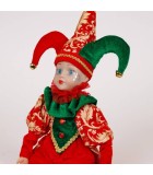 HARLEQUIN WITH FANCY CLOTHES 53CM HARLEQUIN WITH FANCY CLOTHES 53CM
