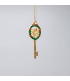 SANTA KEYS GOLD 9X4CM SANTA KEYS GOLD 9X4CM