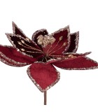 VELVET FLOWER BURGUNDY 33*45 VELVET FLOWER BURGUNDY 33*45