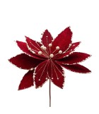 VELVET FLOWER BURGUNDY 33*45 VELVET FLOWER BURGUNDY 33*45