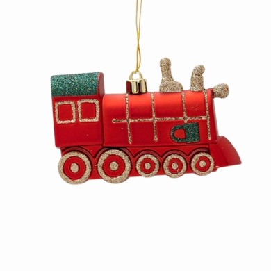 Στολίδι Τρενάκι - Κόκκινο - 11εκ. Στολίδι Τρενάκι - Κόκκινο - 11εκ.
