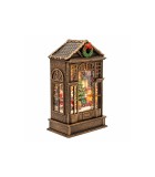 Christmas House with Tree & Water - Bronze - 1 LED - Battery Operated - 16x9.3x25.6cm Christmas House with Tree & Water - Bronze - 1 LED - Battery Operated - 16x9.3x25.6cm