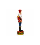 Fairytale Nutcracker - Red, Black & Gold - Fiberglass - 45x40x180cm