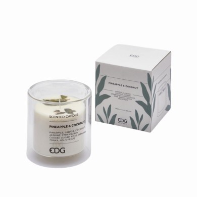 Αρωματικό κερί σε ποτηράκι - Pineapple & Coconut - 12xΥ12εκ