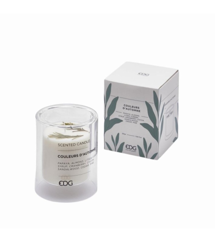 Scented Candle in cluster - Couleurs Automne - 10xH12cm Scented Candle in cluster - Couleurs Automne - 10xH12cm