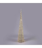 Διακοσμητικό Δέντρο με LED - Κώνος - Θερμό Λευκό - Υ210 IP44 2.400MICROLED