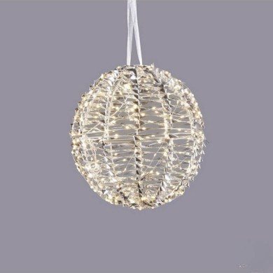 Κρεμαστό διακοσμητικό LED - Σφαίρα - Θερμό Λευκό - Δ30εκ/300microLED Κρεμαστό διακοσμητικό LED - Σφαίρα - Θερμό Λευκό - Δ30εκ/300microLED