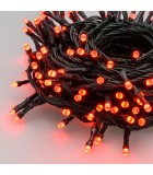 String LED Lights - Multicolor with Green Cable - 16+5m (200 LED) IP44 String Lights