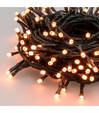 String LED Lights - Multicolor with Green Cable - 16+5m (200 LED) IP44 String Lights