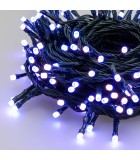 String LED Lights - Multicolor with Green Cable - 16+5m (200 LED) IP44 String Lights