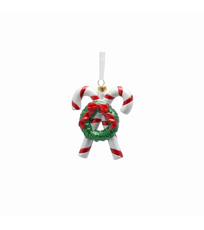 Ornament Candy - Green/Red - H12cm Ornament Candy - Green/Red - H12cm