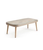 Outdoor Sofa Set - Corsica - integrated MarinePLUS leather - Cream Sofa set