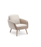 Outdoor Armchair - Corsica - integrated MarinaPLUS - Grey/Camel Sofas