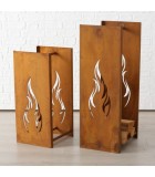 Wood Shelf - Torun - Brown - H90 cm