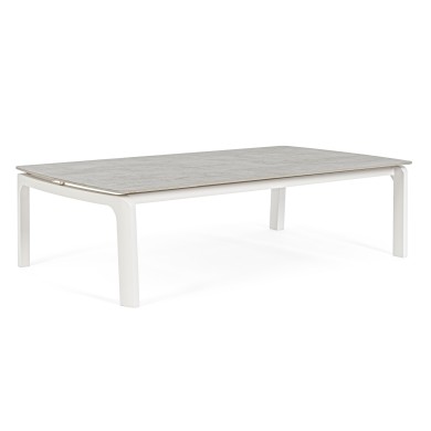 Outdoor Coffee Table - Jalisco - White - L120xH7CM