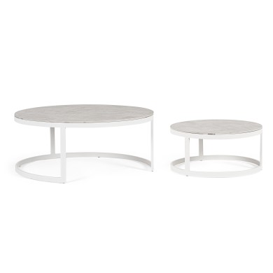Coffee Table - Talunas - White - 60x30cm