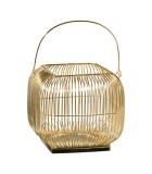 Table Light Bull with Handle - Aluminium Gold 22x21cm