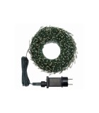 Compact LED Light String - WARM WHITE green metal cable - 1000 MicroLED ø6cm 4+20m Compact LED Light String - WARM WHITE green metal cable - 1000 MicroLED ø6cm 4+20m