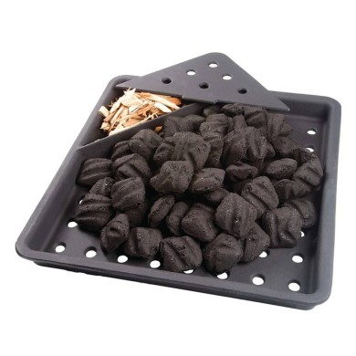 Charcoal & Smoker Tray Napoleon - Cast Iron - Black - 38.6 × 36.7 × 4.8cm Charcoal & Smoker Tray Napoleon - Cast Iron - Black - 38.6 × 36.7 × 4.8cm