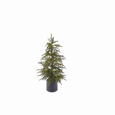 Potted Christmas Tree - Cedar - Green - H90cm Potted Christmas Tree - Cedar - Green - H90cm