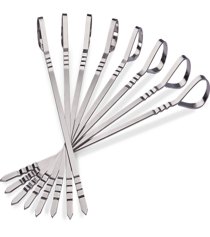 Stainless Steel Skewers (Set of 8) Napoleon - 33.5cm Stainless Steel Skewers (Set of 8) Napoleon - 33.5cm