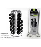Capsule Holder Steel - Silver 12.5x25.7cm