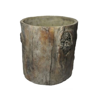 Flower Pot Set The Bark - Cement Brown (2pcs)