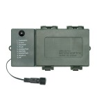 String LED Lights with solar panel  - Warm White with Green Cable - 50m (1000 LED) String Lights