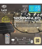 Λαμπακια Σειρα LED Ηλιακή - Ζεστό Λευκό - 60Μ 1200miniLED Λαμπακια Σειρα LED Ηλιακή - Ζεστό Λευκό - 60Μ 1200miniLED