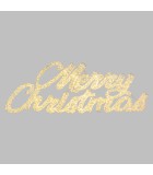 3D LED Διακόσμηση - Καλά Χριστούγεννα - 185xH70cm (8000 LED) IP44