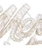 3D LED Διακόσμηση - Καλά Χριστούγεννα - 185xH70cm (8000 LED) IP44